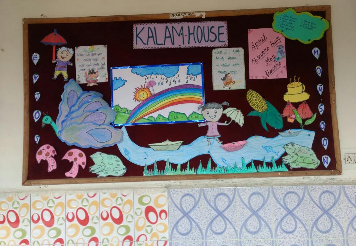 Board Decoration - Happy Monsoon - St. Xavier's High School, Vyapar Vihar,  Bilaspur